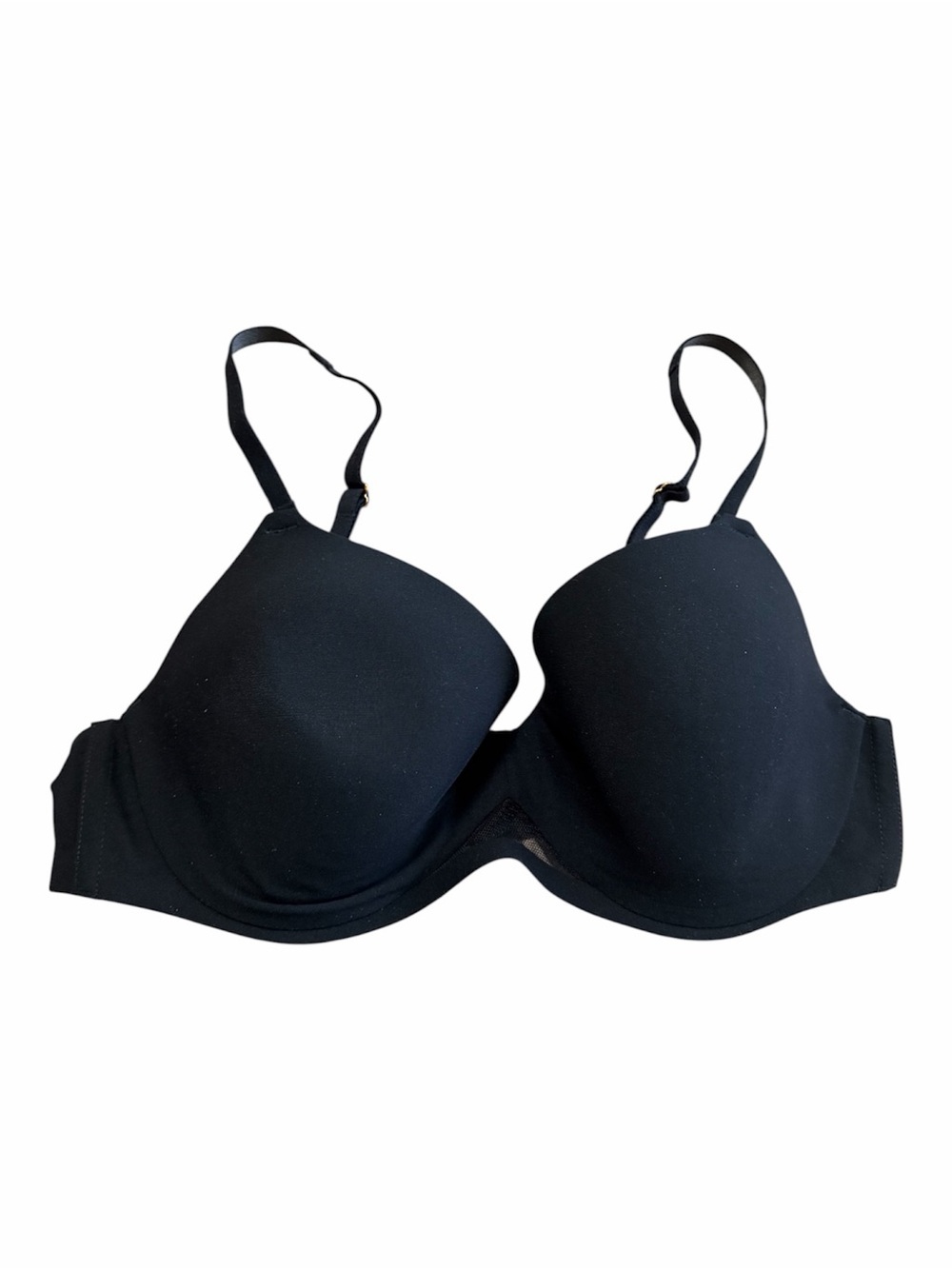 SOMA Smooth Black 34C Vanishing 360 Perfect Coverage Light Lined Bra Underwire